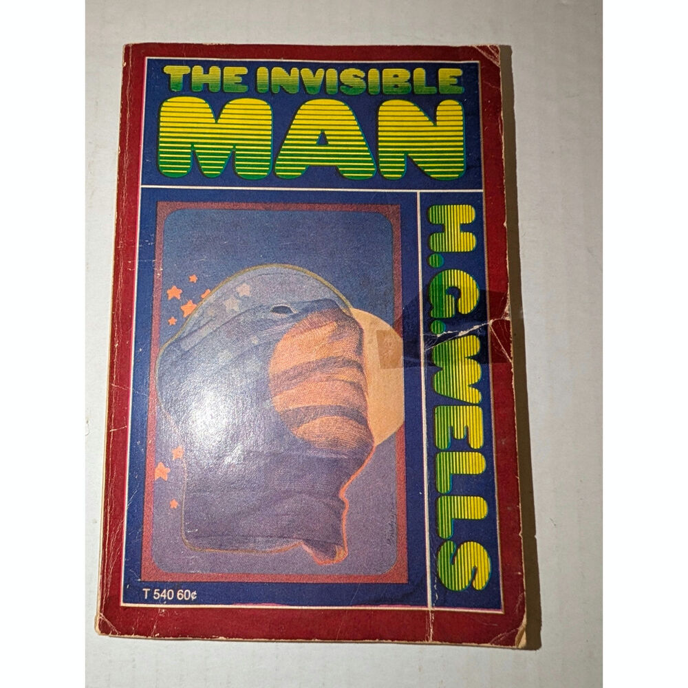 The Invisible Man by H.G. Wells 1970 Scholastic Vintage Paperback 5th Printing